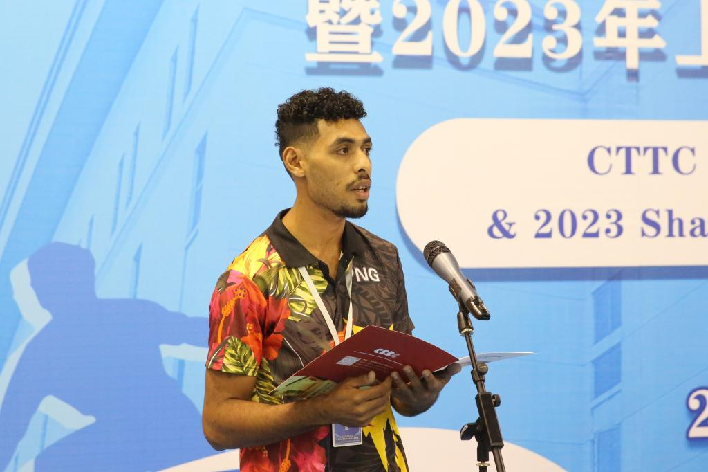 China Table Tennis College Papua New Guinea Training Center Training